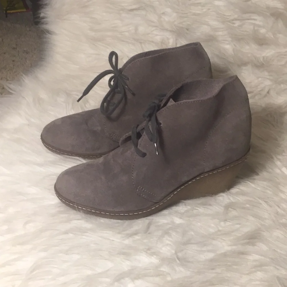 J crew macallister suede wedges